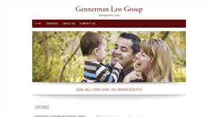 Desktop Screenshot of gennermanlaw.com