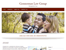Tablet Screenshot of gennermanlaw.com